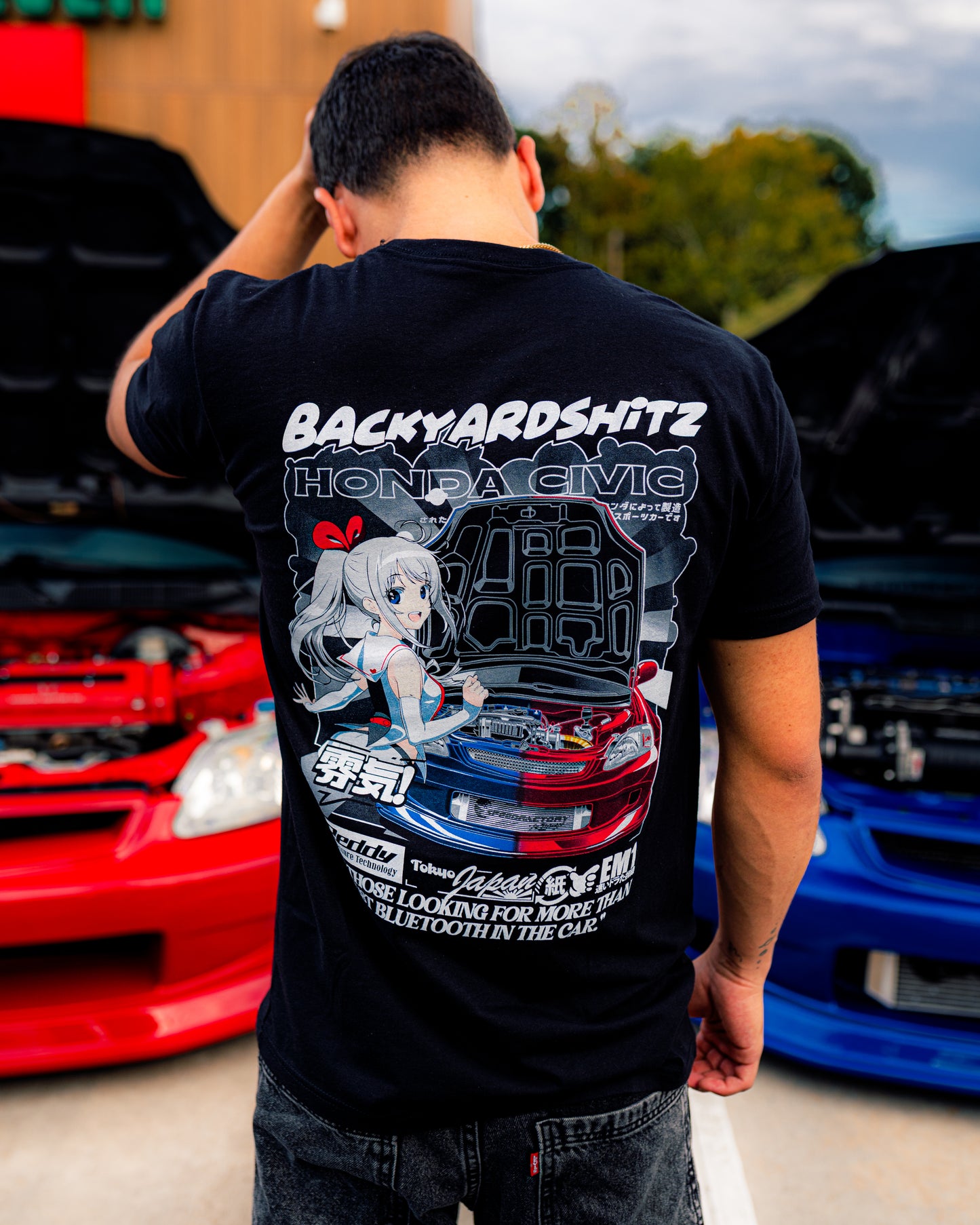 Limited edition BackYardShitz EM1 merch