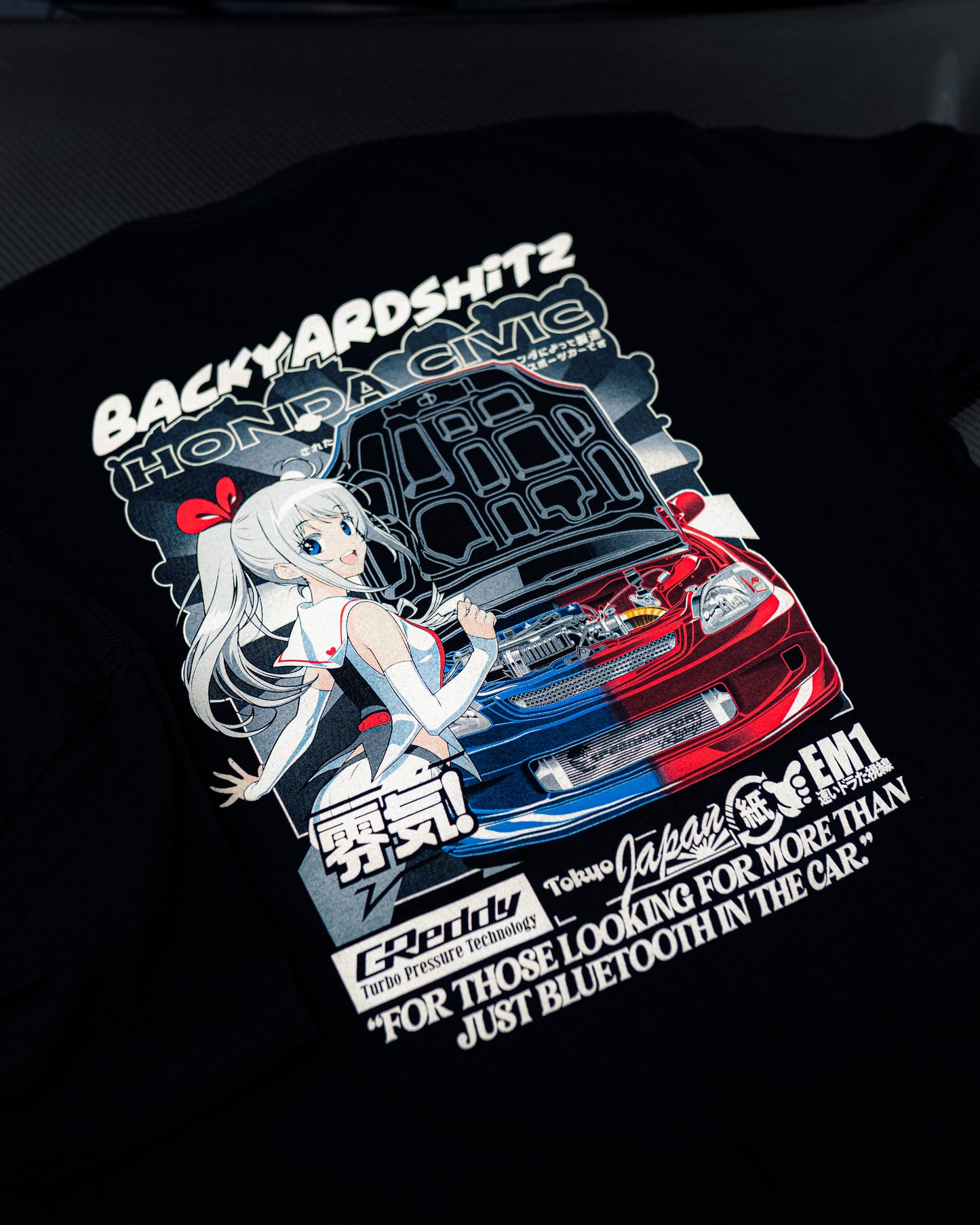 Limited edition BackYardShitz EM1 merch