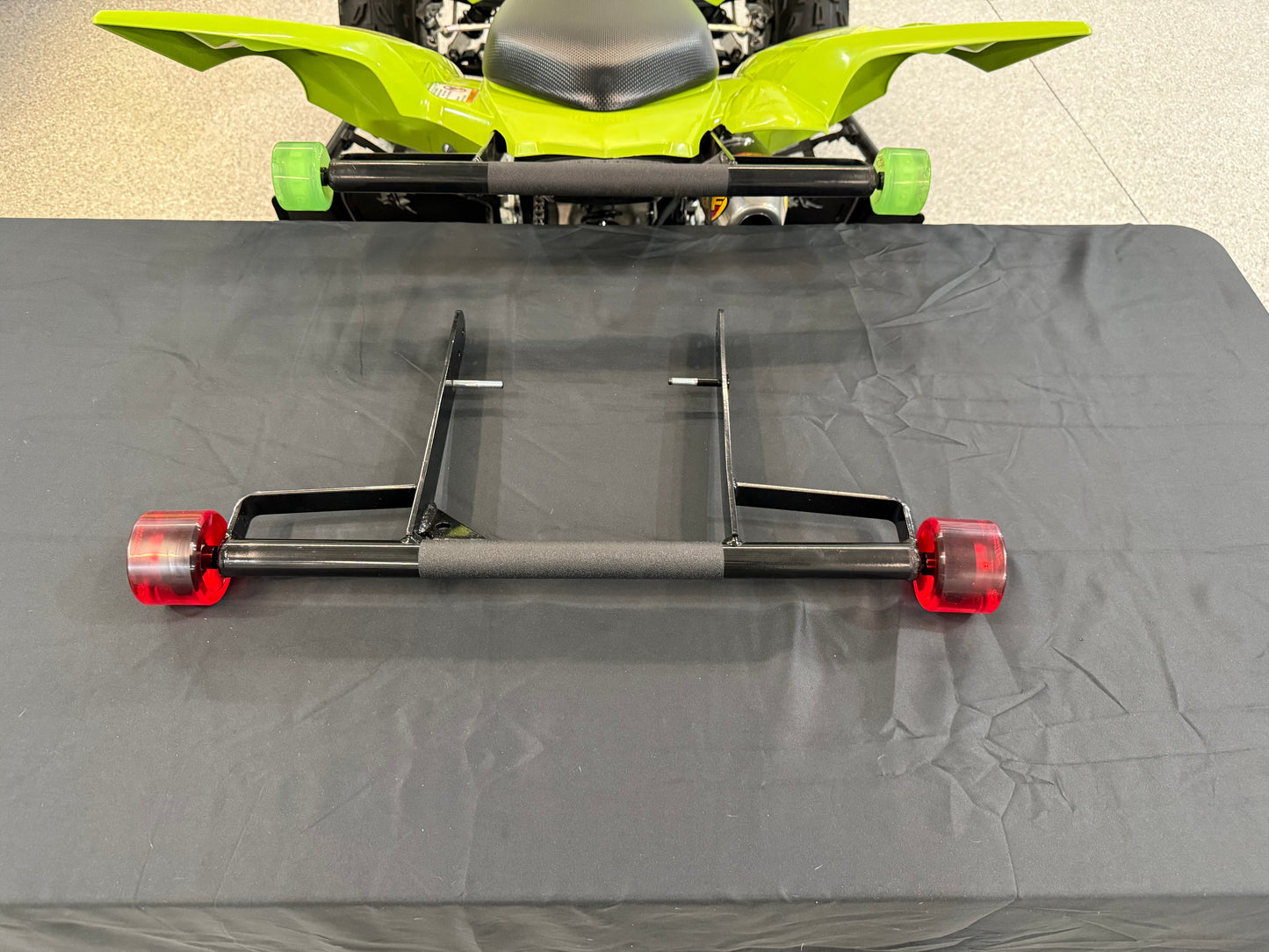 Raptor 700 grab bar with wheels