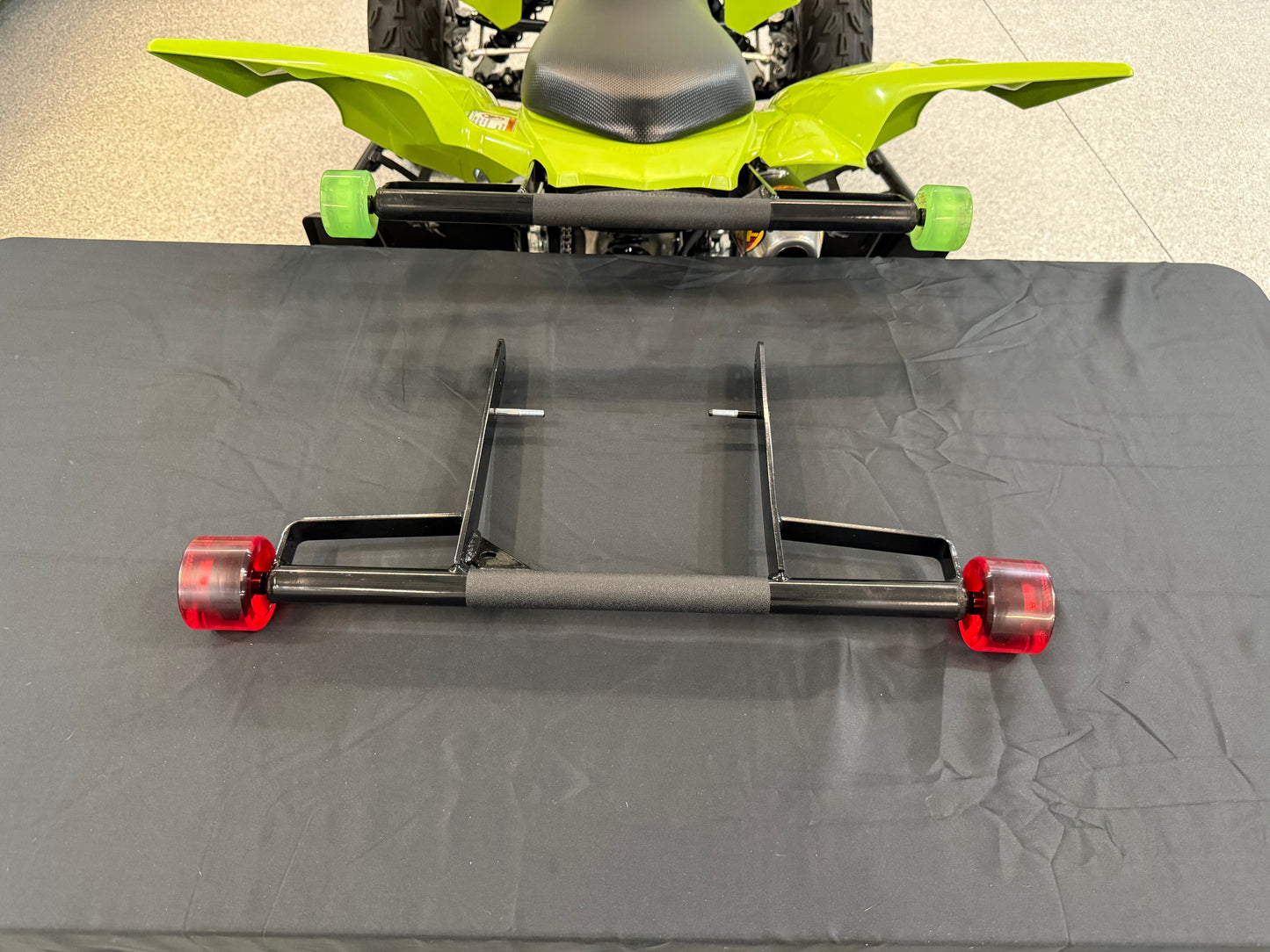 Raptor 700 grab bar with wheels