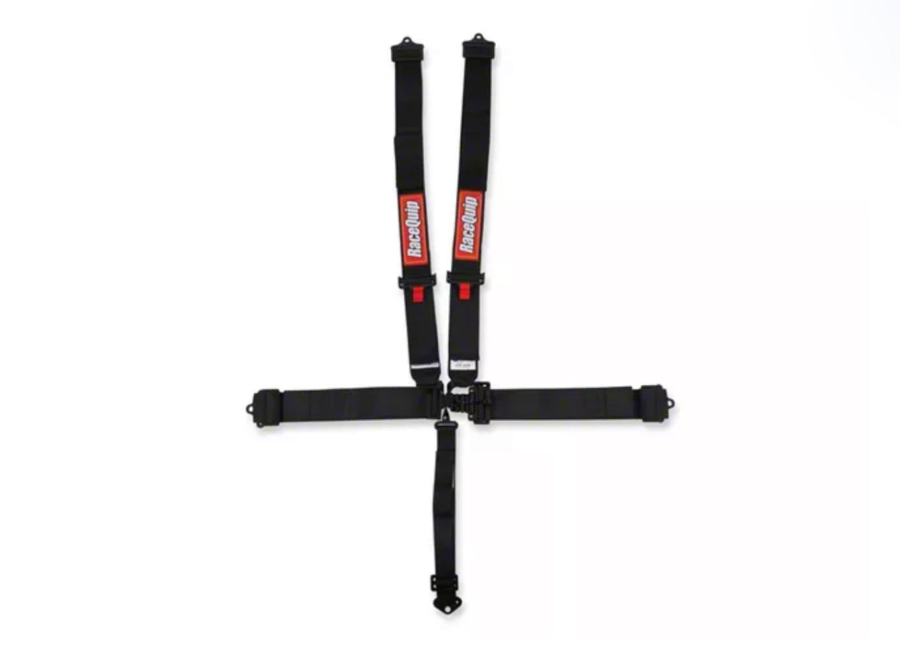RaceQuip 5 Point SFI 16.1 Safety Racing Harness Black Latch & Link Set 711001